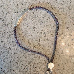 Monica vinader woven rainbow bracelet